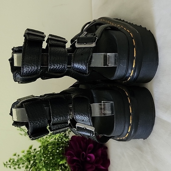 Dr Martens Women's Olson Zipped Leather Sandals 7 - Picture 6 of 12